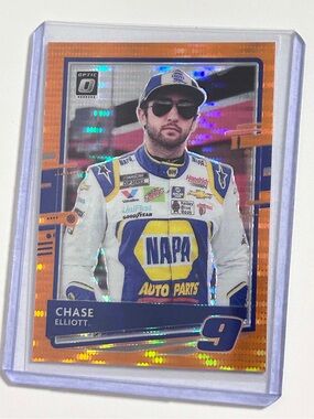 Panini Orange and Blue Racing Card Sleeve